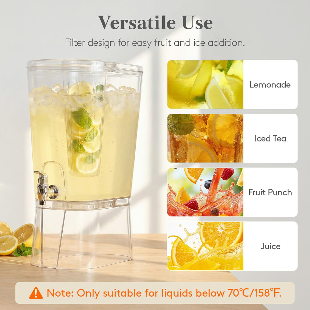 2 Gal Drink Dispenser with Leak