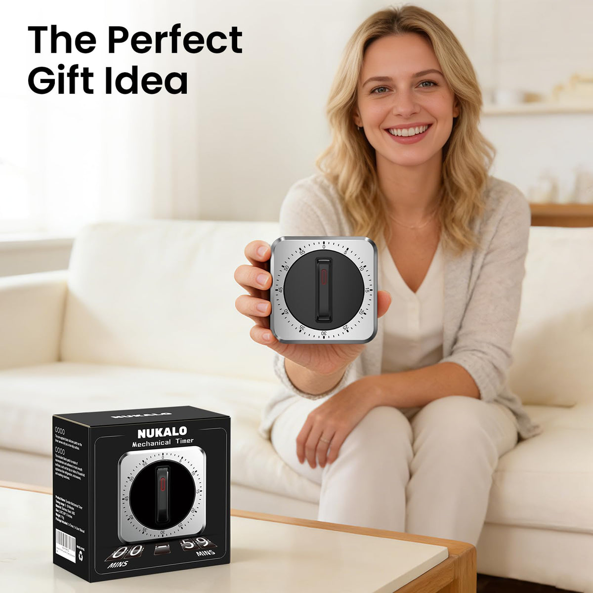Mechanical Kitchen Timer with Magnet