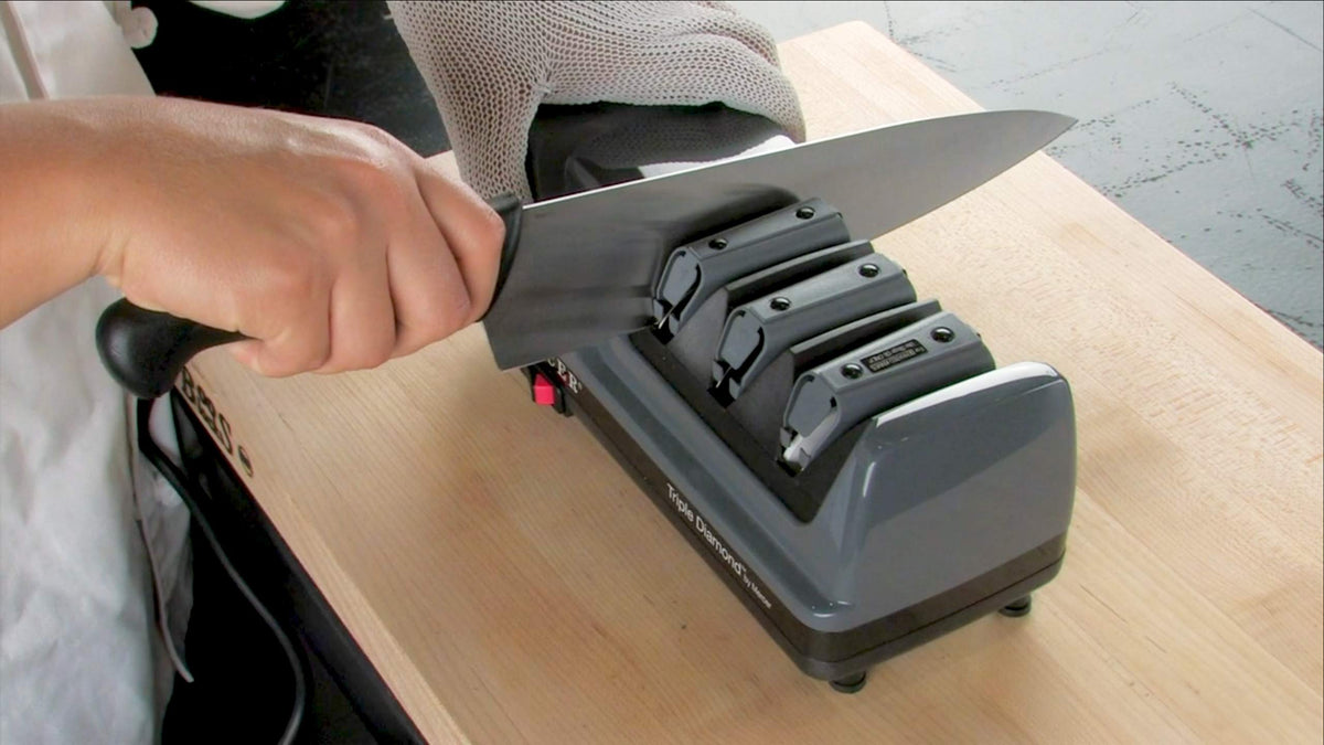 Triple Diamond 3 Stage Electric Knife Sharpener (Sharpener 3 Stage Electric)