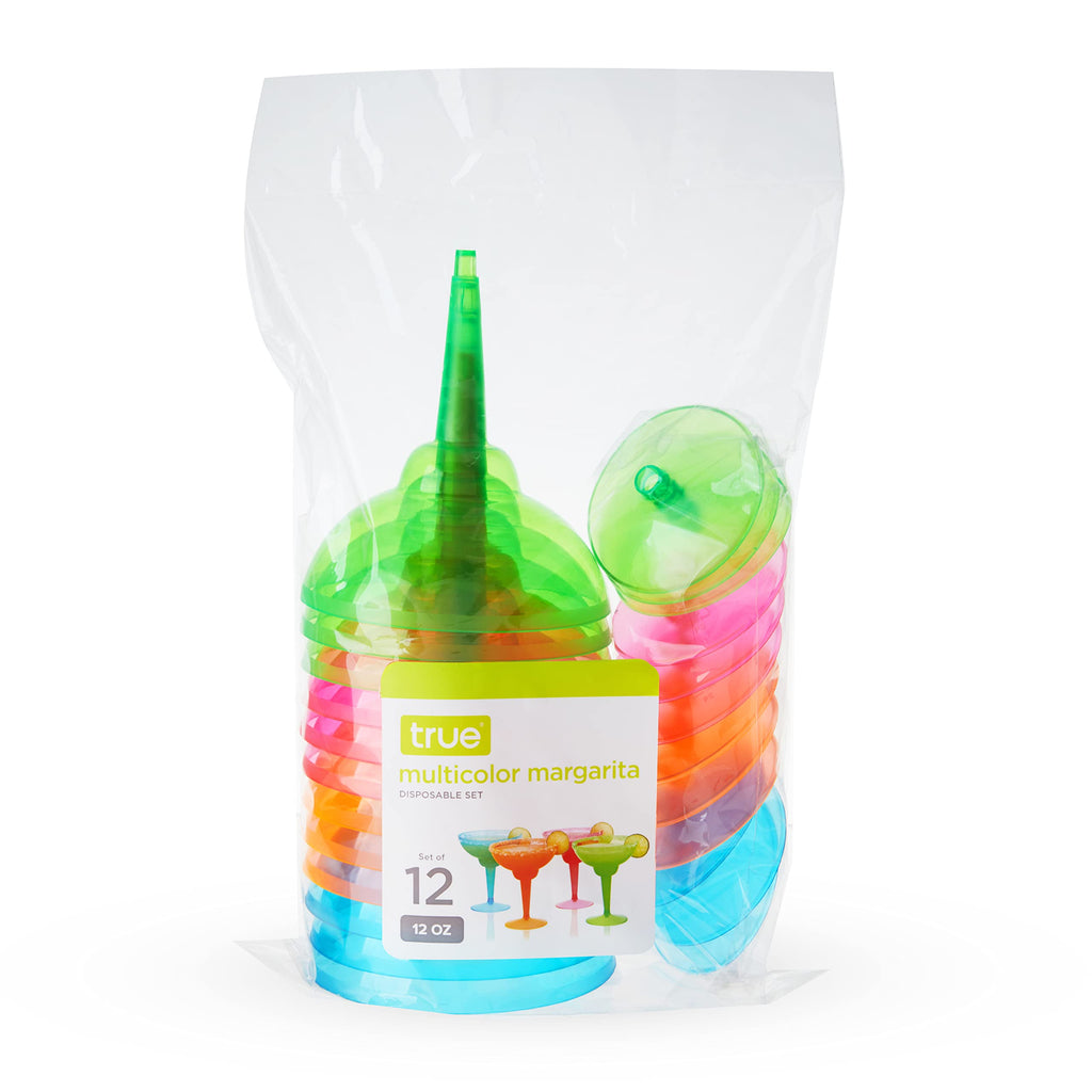 Plastic Margarita Glasses Disposable (Margarita / 12 oz (Pack of 12))