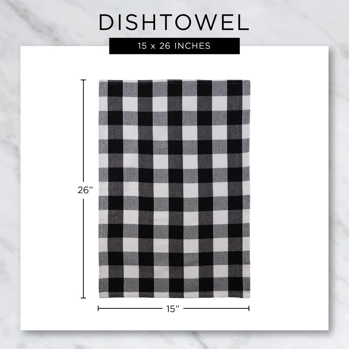Basic Terry Collection Waffle Dishtowel Set (Solid Eggplant / 15x26")