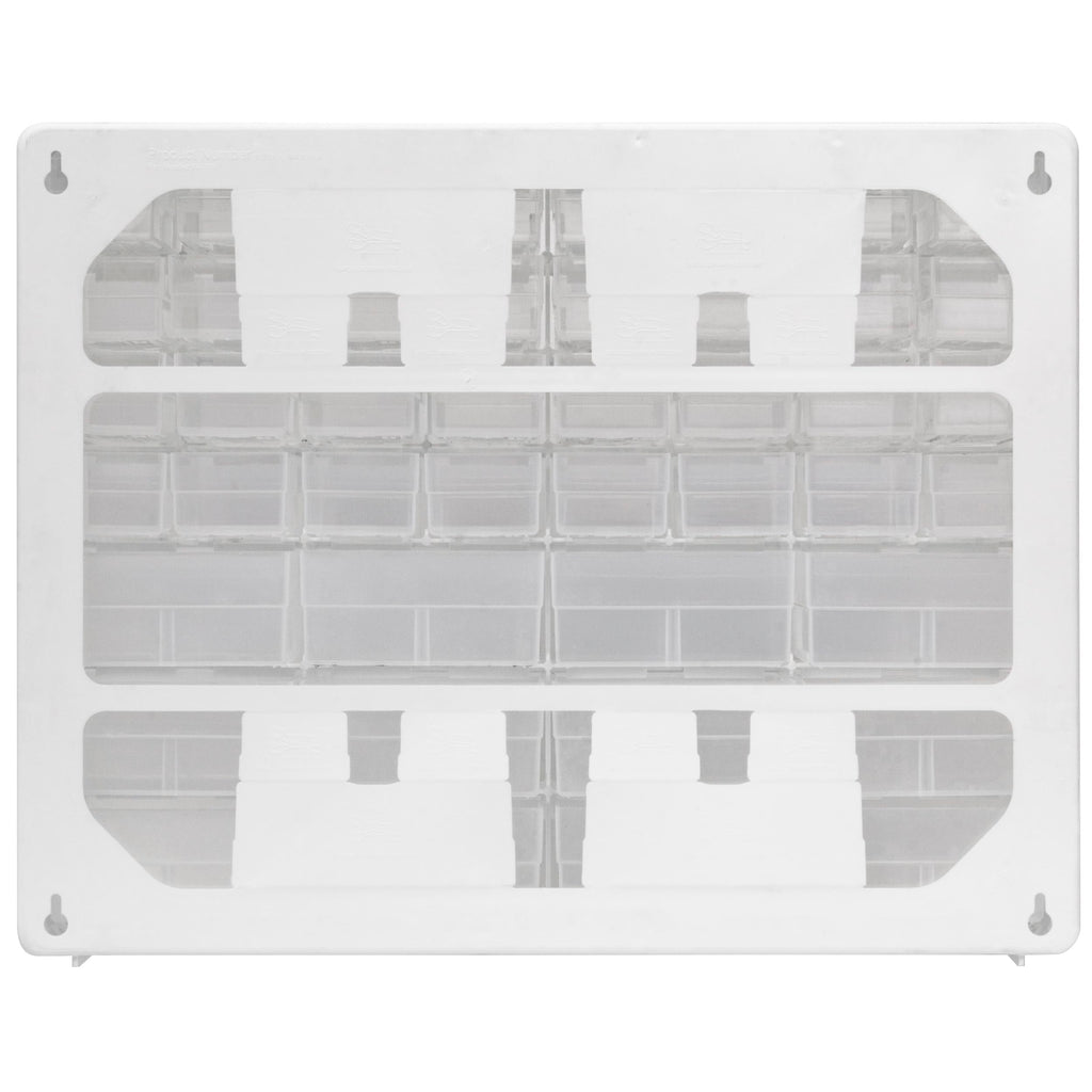 44 Drawer Plastic Storage Cabinet (White / 44 Drawer / 1 Pack)