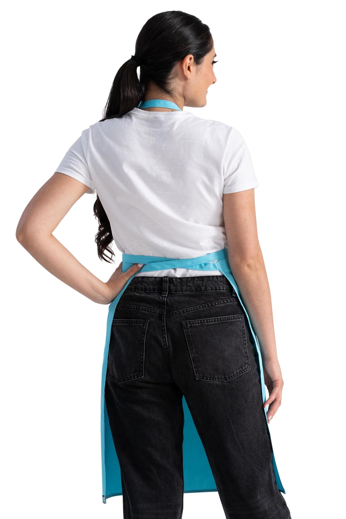 Unisex Butcher Apron (Turquoise)