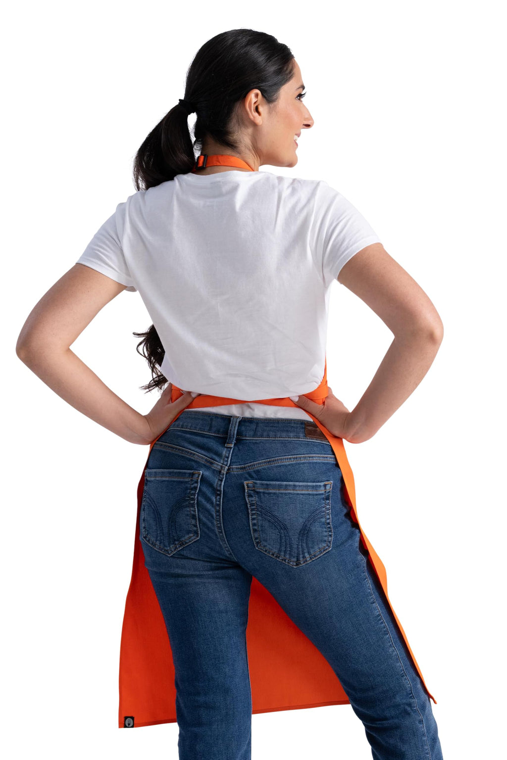 Unisex Butcher Apron (Tangerine)
