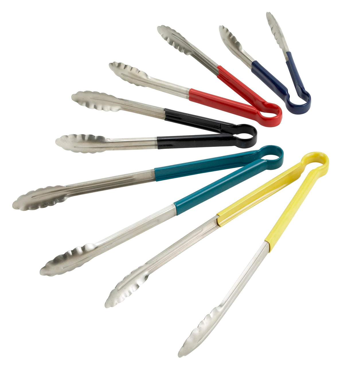 12" Red Plastic Serving Tongs (12")