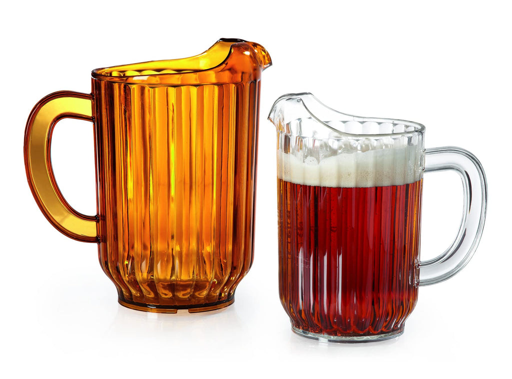 G.E.T. 60 oz Amber Plastic Pitcher with Handle (1 Pitcher / 60 Ounces / Amber)