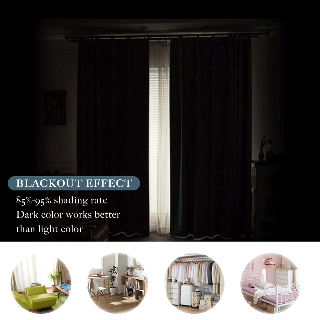 Window Treatments Drapes (Biscotti Beige / 42"W x 90"L (Pack of 2))