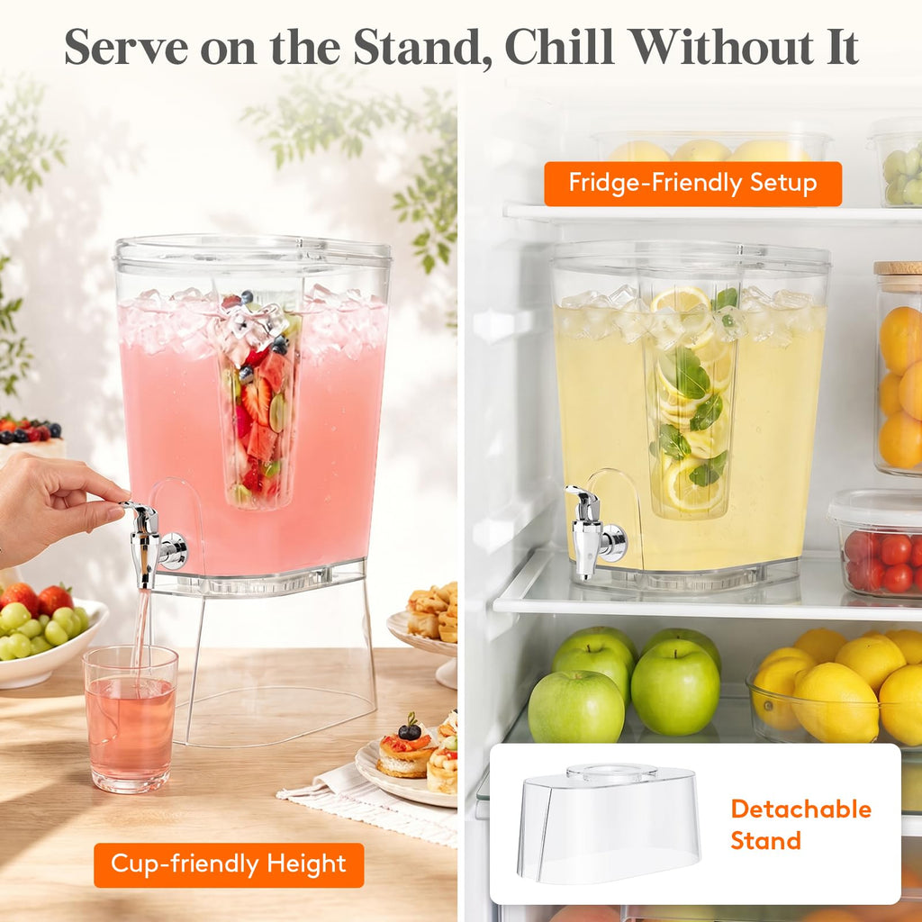 2 Gal Drink Dispenser with Leak
