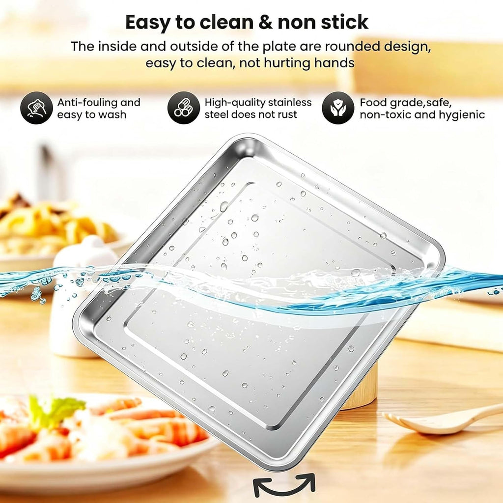 Baking Sheet Pan Set of 2 (Silver - Pan of 2)