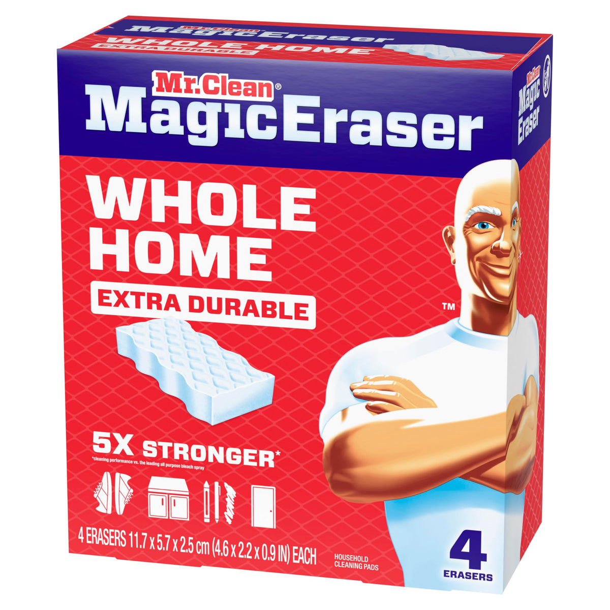 Magic Eraser Sponge (Upgraded Version / 4 Count (Pack of 1))