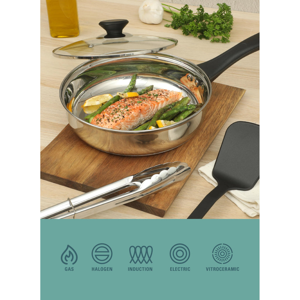 74 Piece Kitchen in a Box Pots and Pans Cookware (74-Piece / White (74pc))