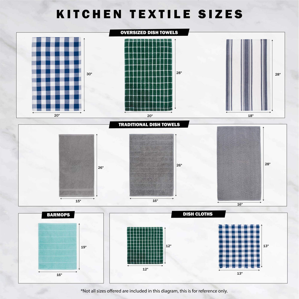 Buffalo Check Kitchen Collection (Potholder & Dishtowel / Black & White)