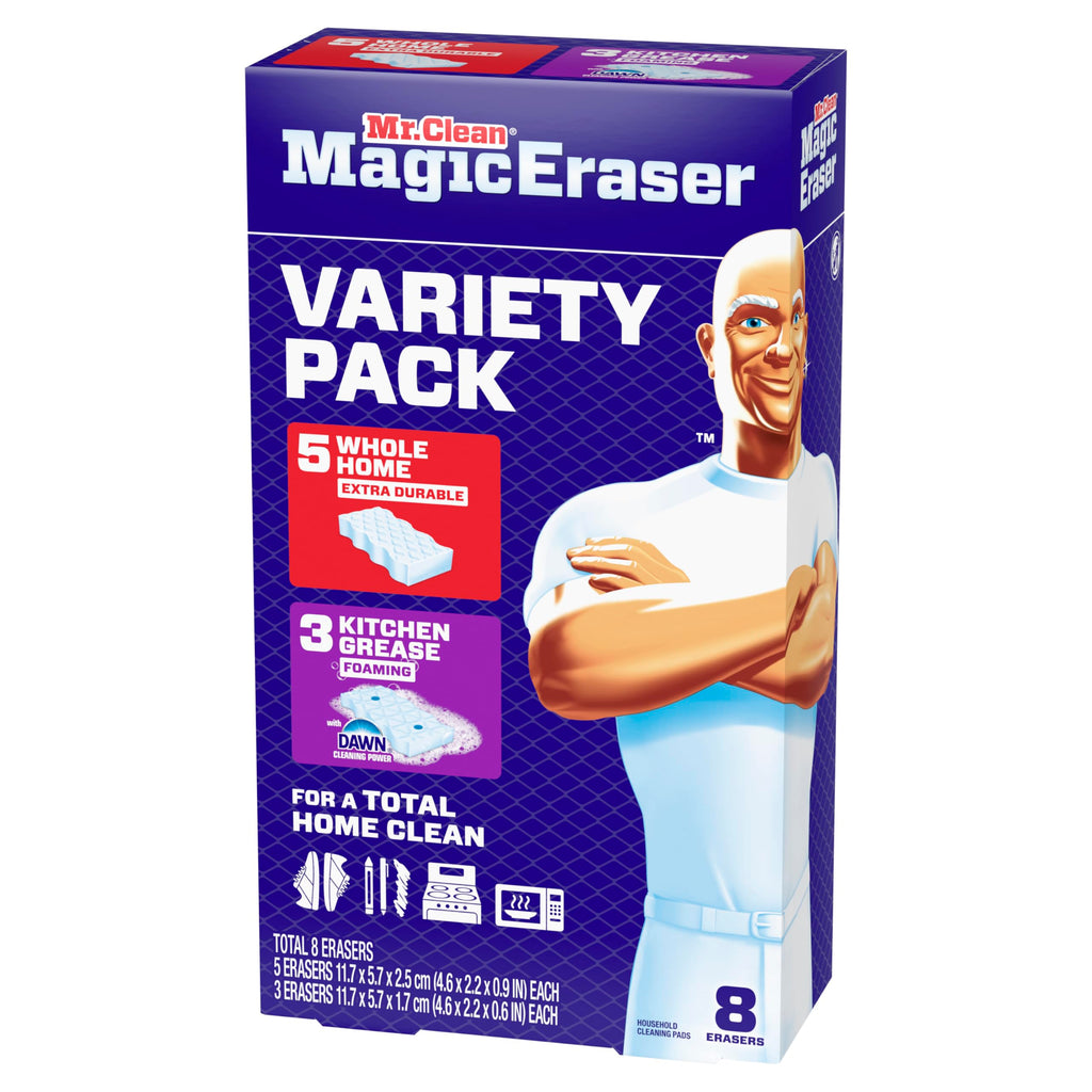Magic Eraser Sponge (Upgraded Version / 8 Count Variety Pack)