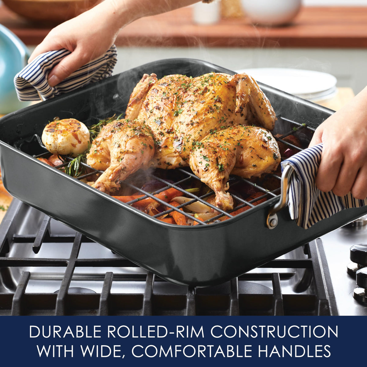 Nonstick Roasting Pan with Rack (Roasting Pan)