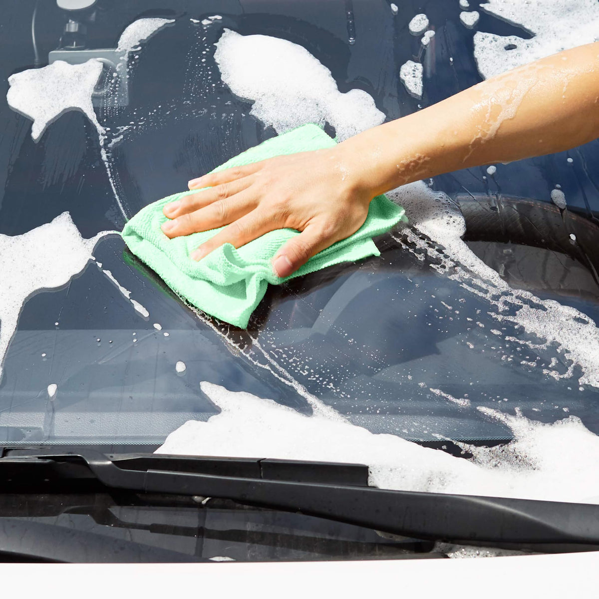 Microfiber Cleaning Cloths (Green/Gray/Pink / 48-Pack)