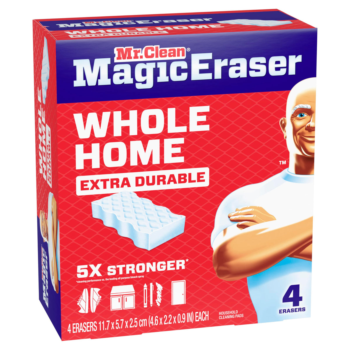 Magic Eraser Sponge (Upgraded Version / 4 Count (Pack of 1))