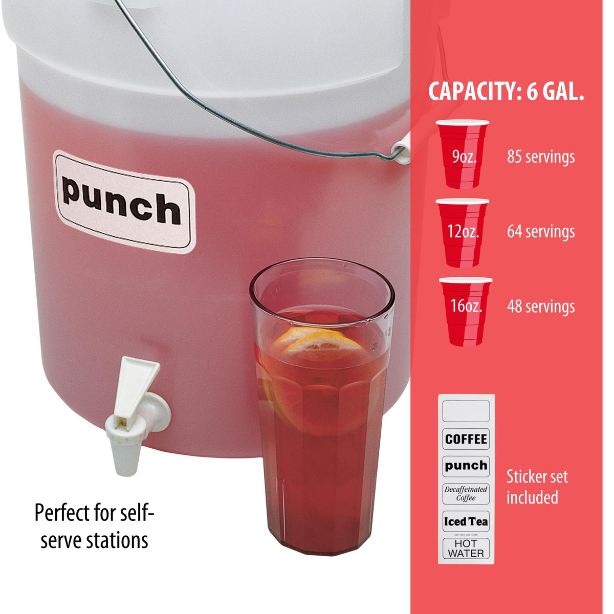 DSPR6148 SIX GALLON