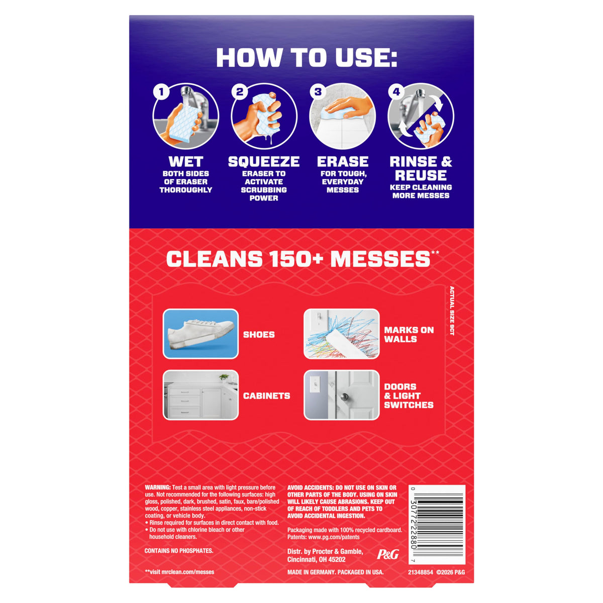Magic Eraser Sponge (Upgraded Version / 9 Count (Pack of 1))