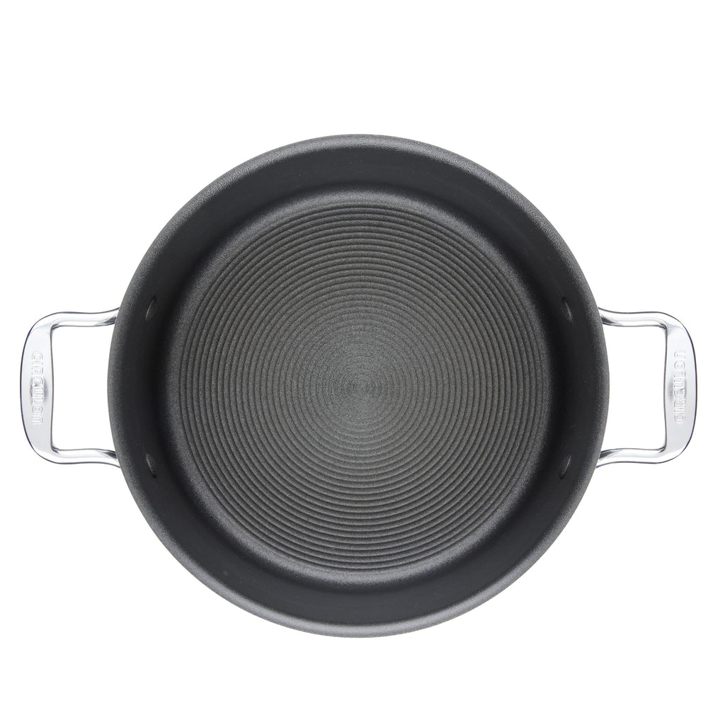 C1 Series Clad Stainless Steel with ScratchDefense Technology Cookware Nonstick Induction Stockpot with Lid (8 Quart)
