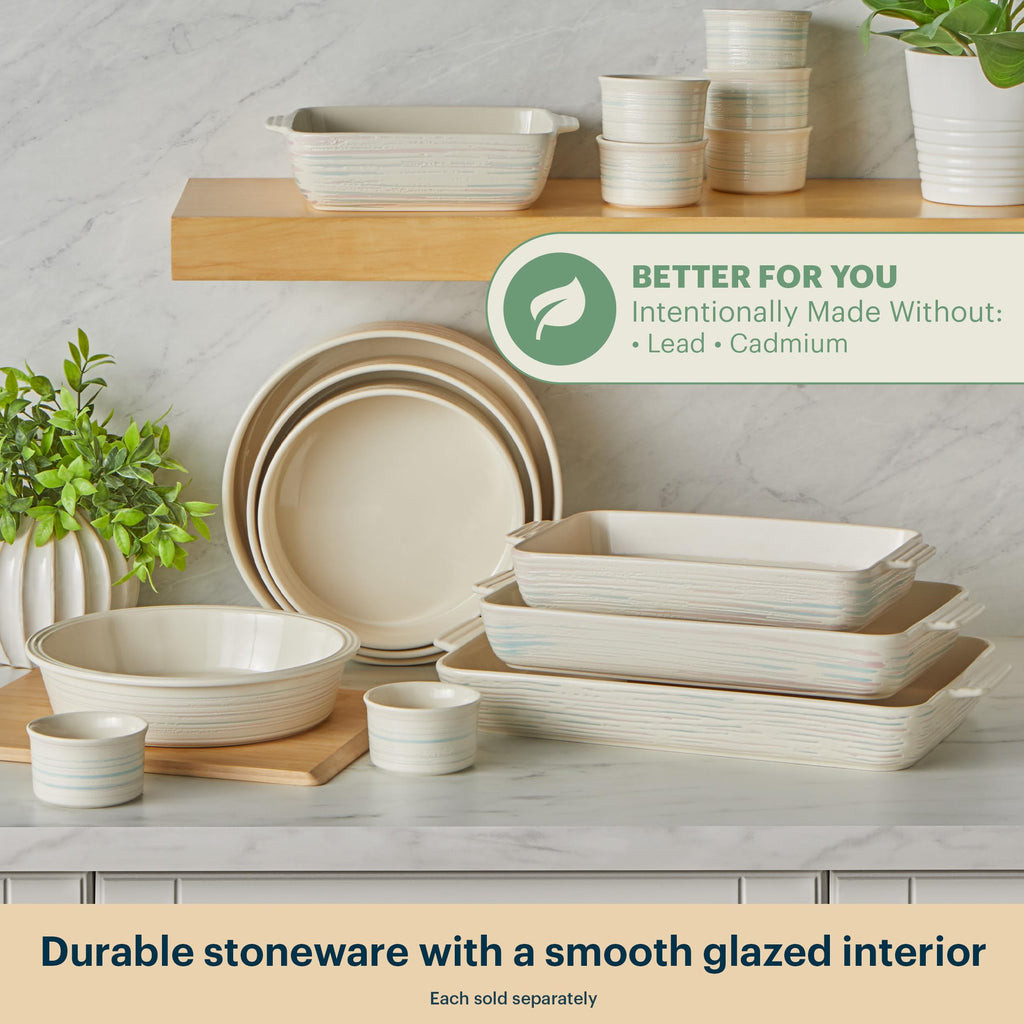 8 Piece Ceramic Complete Nonstick Bakeware Set (8 Piece / Full Set (Round/Rectangular))