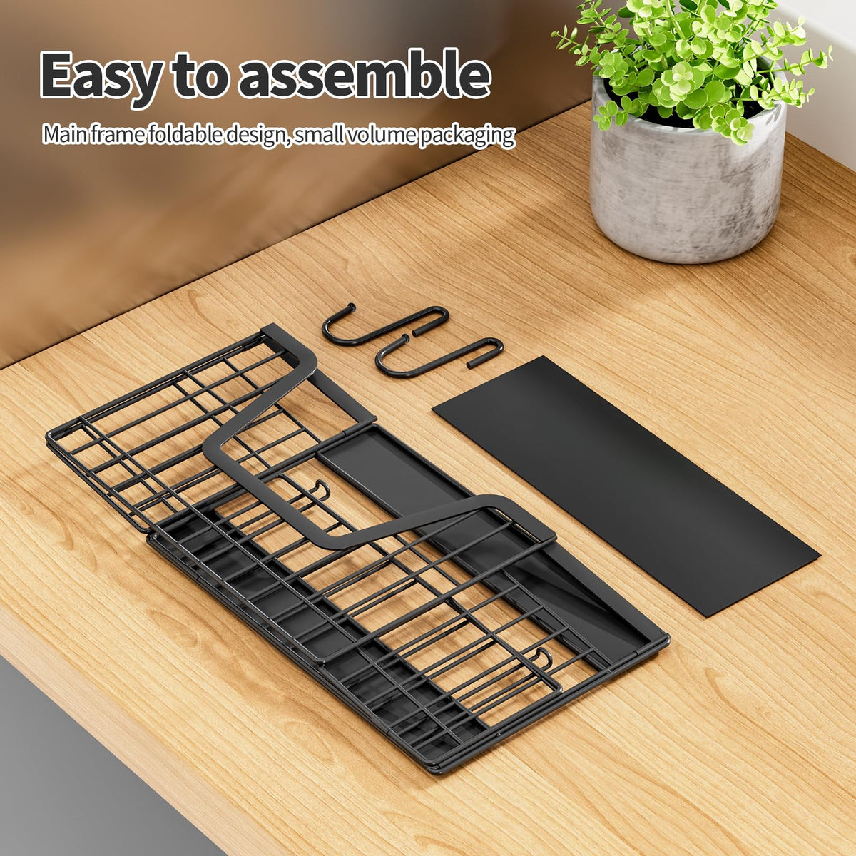 Magnetic Shelf for Fridge (Black / 1)