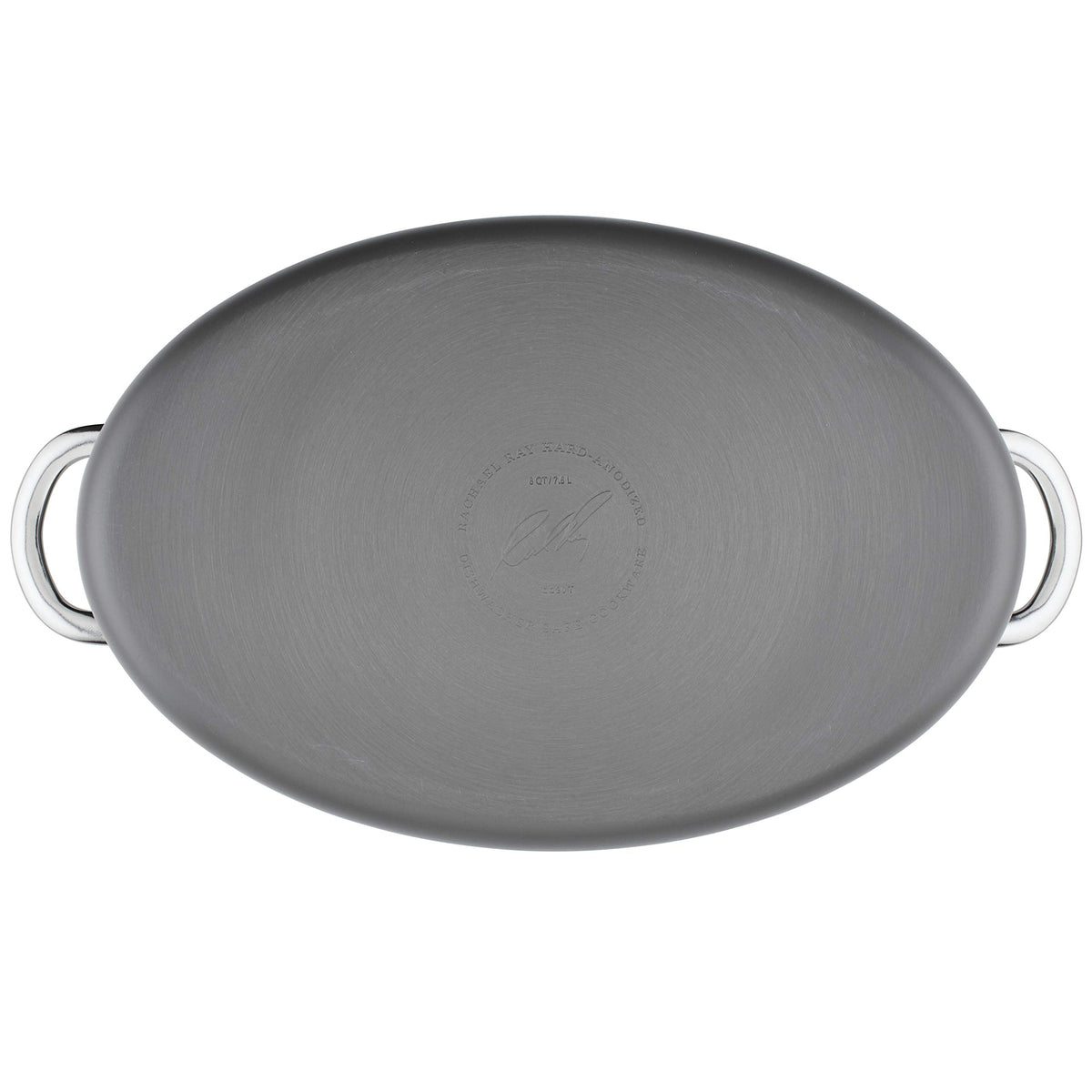 Professional Nonstick Cookware Oval Pasta Stockpot and Braiser (8 Quarts)