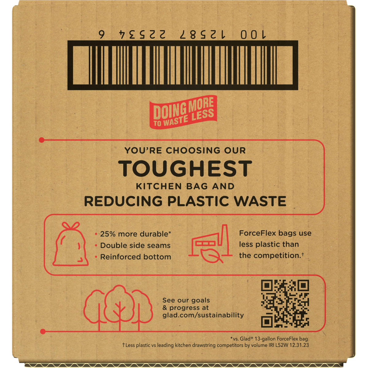 ForceFlex MaxStrength Tall Kitchen Trash Bags (90 Count (Pack of 1))
